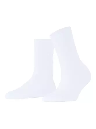 FALKE | Socken FALKE COTTON RIB white | 